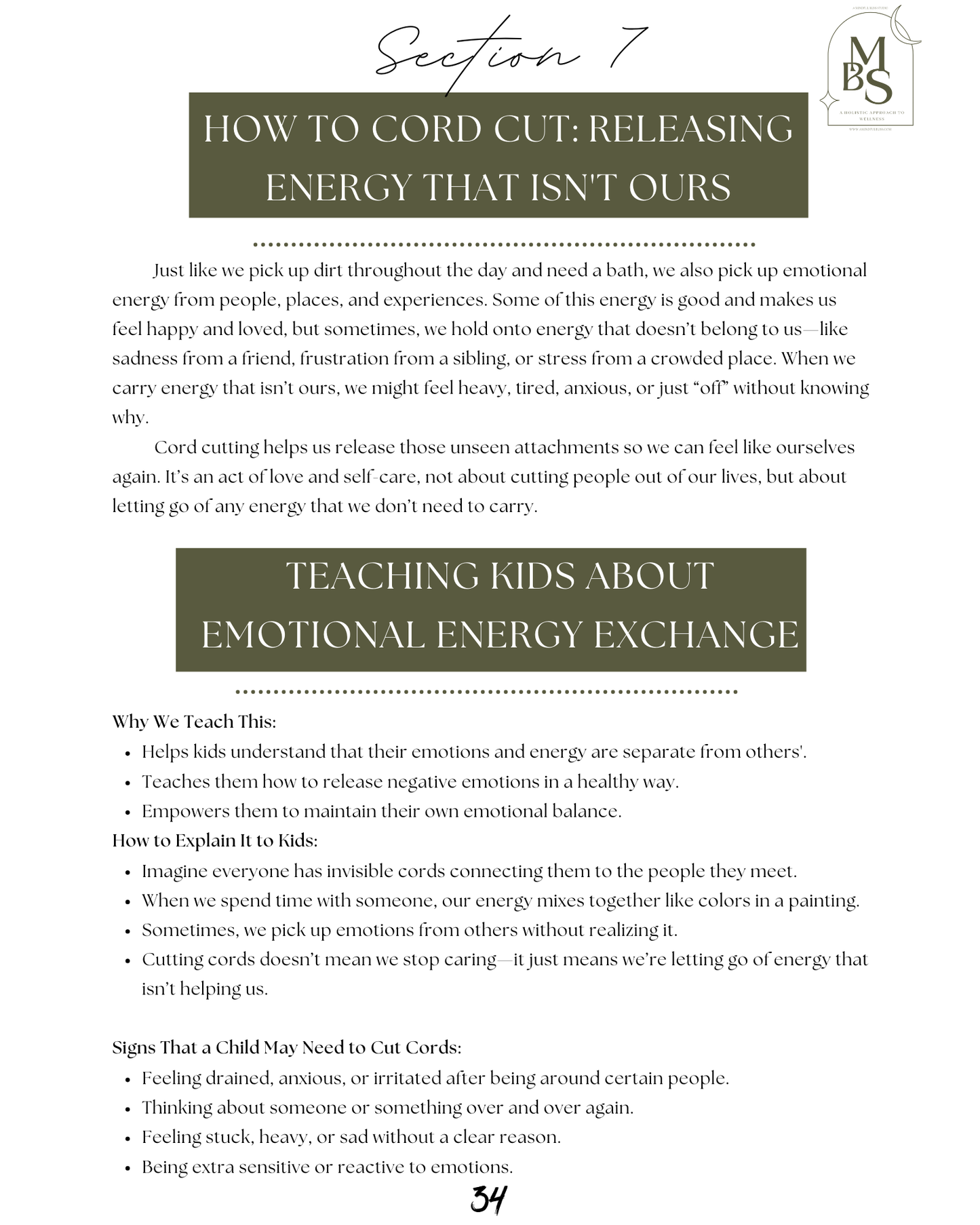 A Guide to Energy Healing for Kids of all ages- e-book and paperback