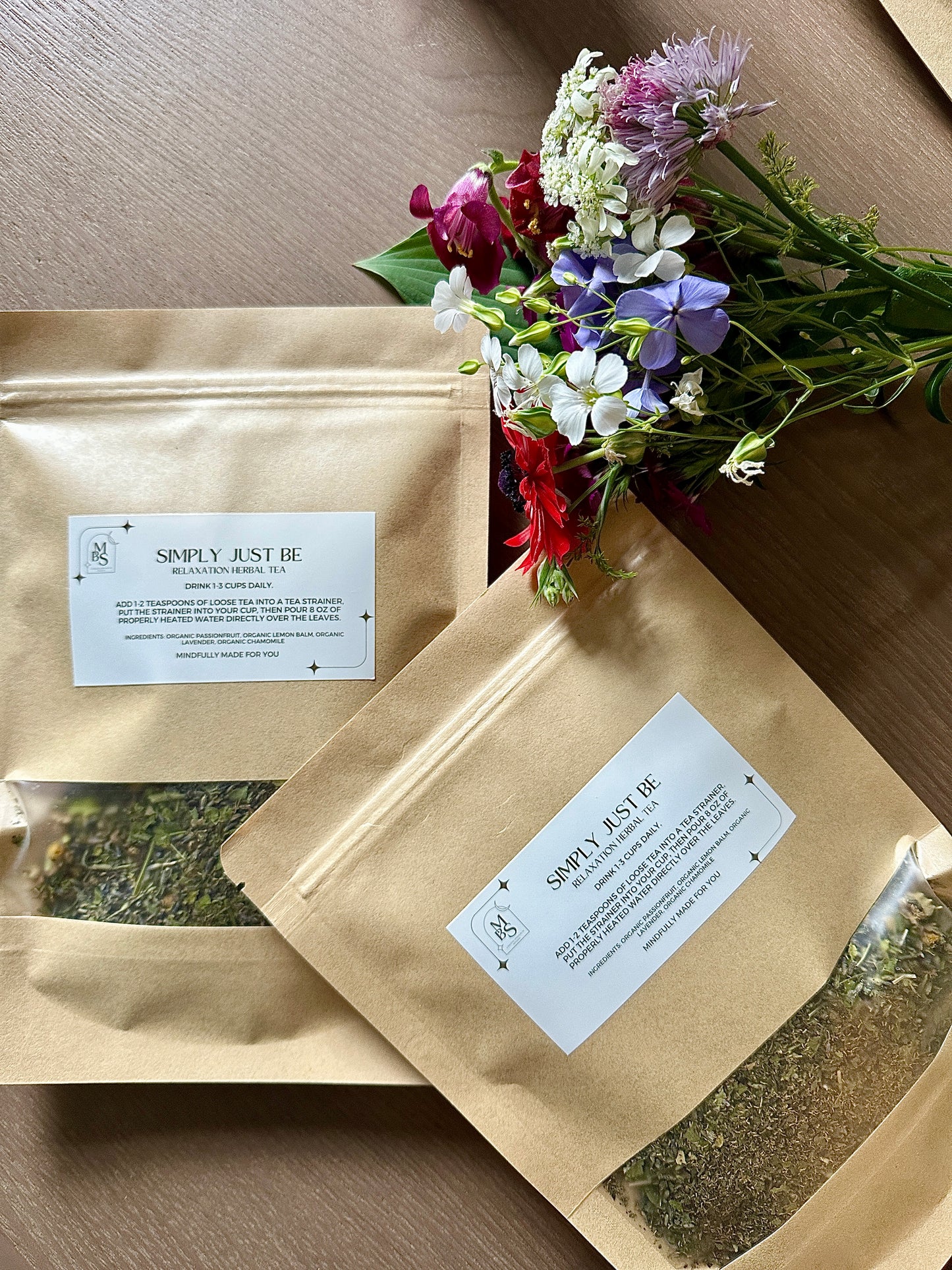 Herbal Tea Blends - all recipe blends, custom options for personalization to you & made to order 2oz