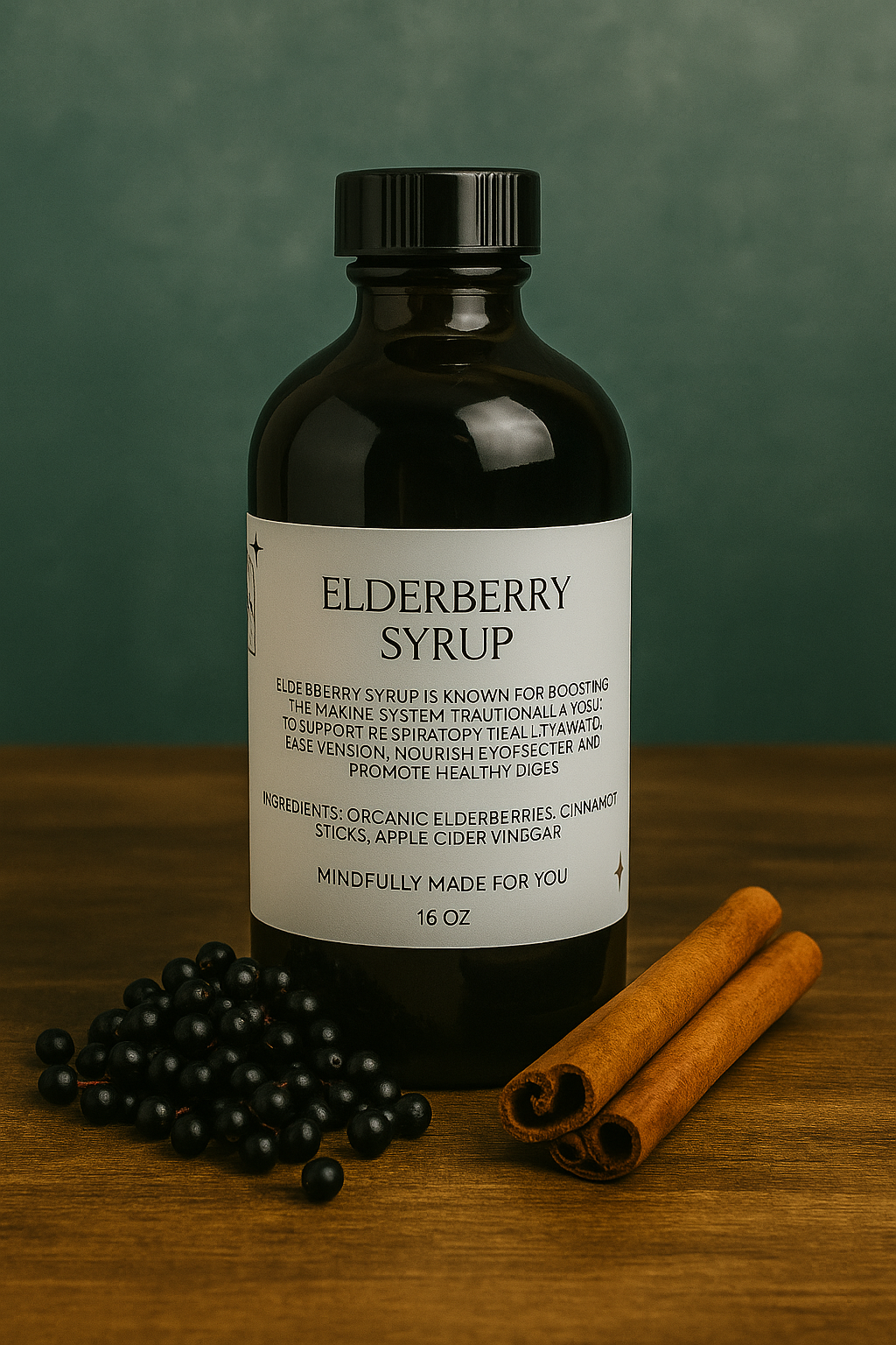 Organic Elderberry Syrup - Local pickup only