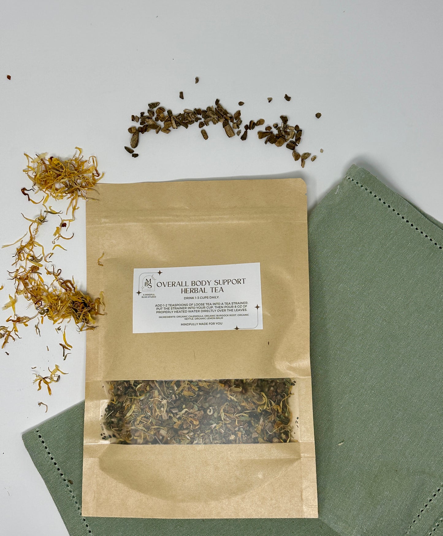 Herbal Tea Blends - all recipe blends made to order 2oz