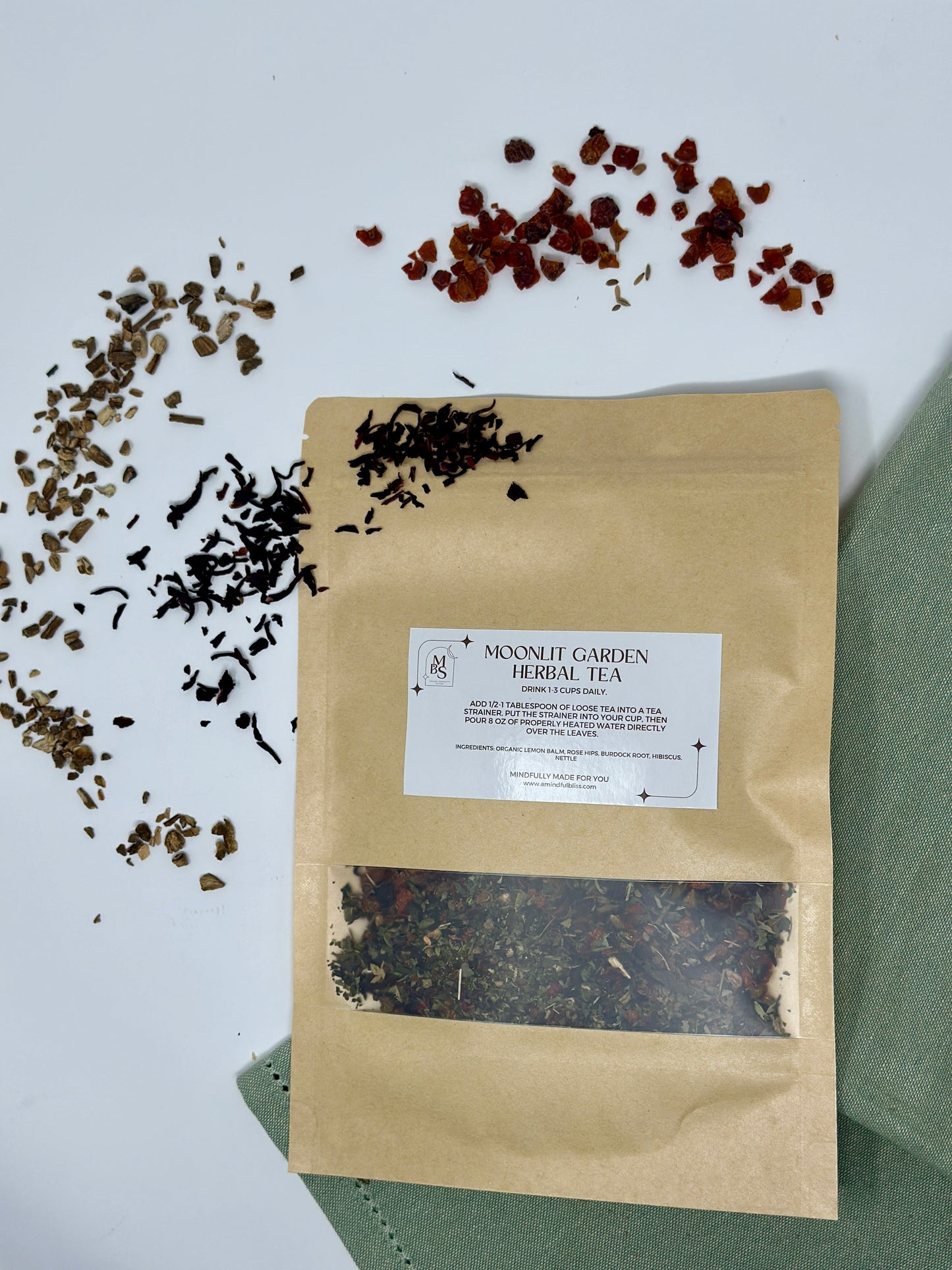 Herbal Tea Blends - all recipe blends made to order 2oz